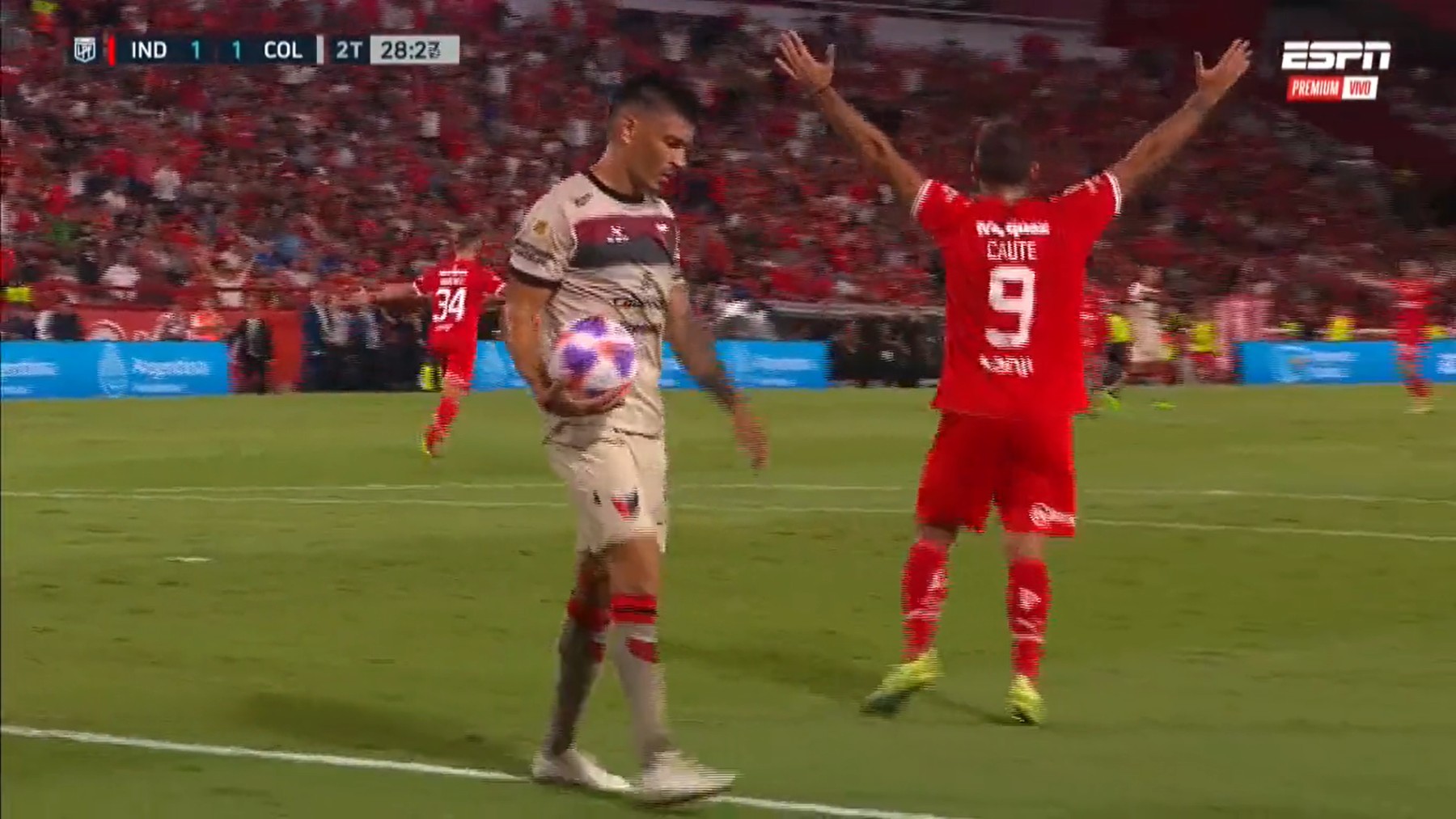 La acción del penalti viral.