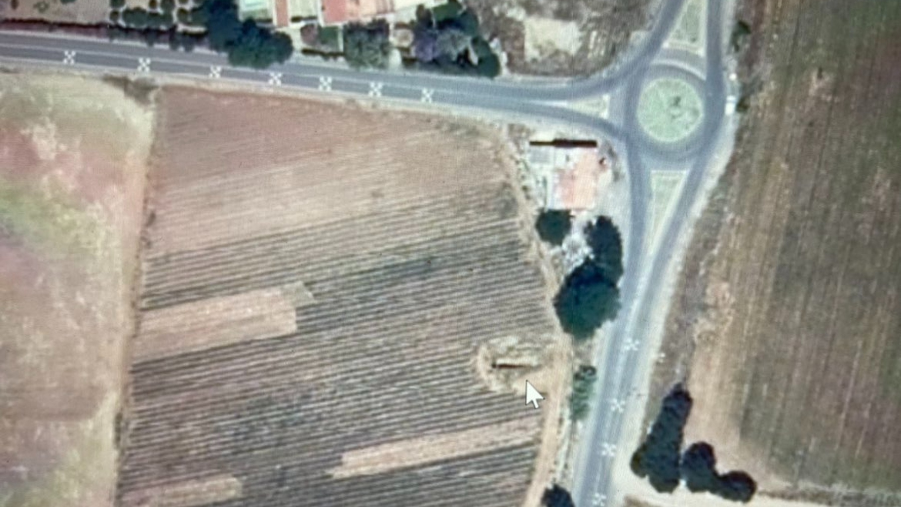 Imagen aérea del pozo señalado en la nueva búsqueda de Marta del Castillo.