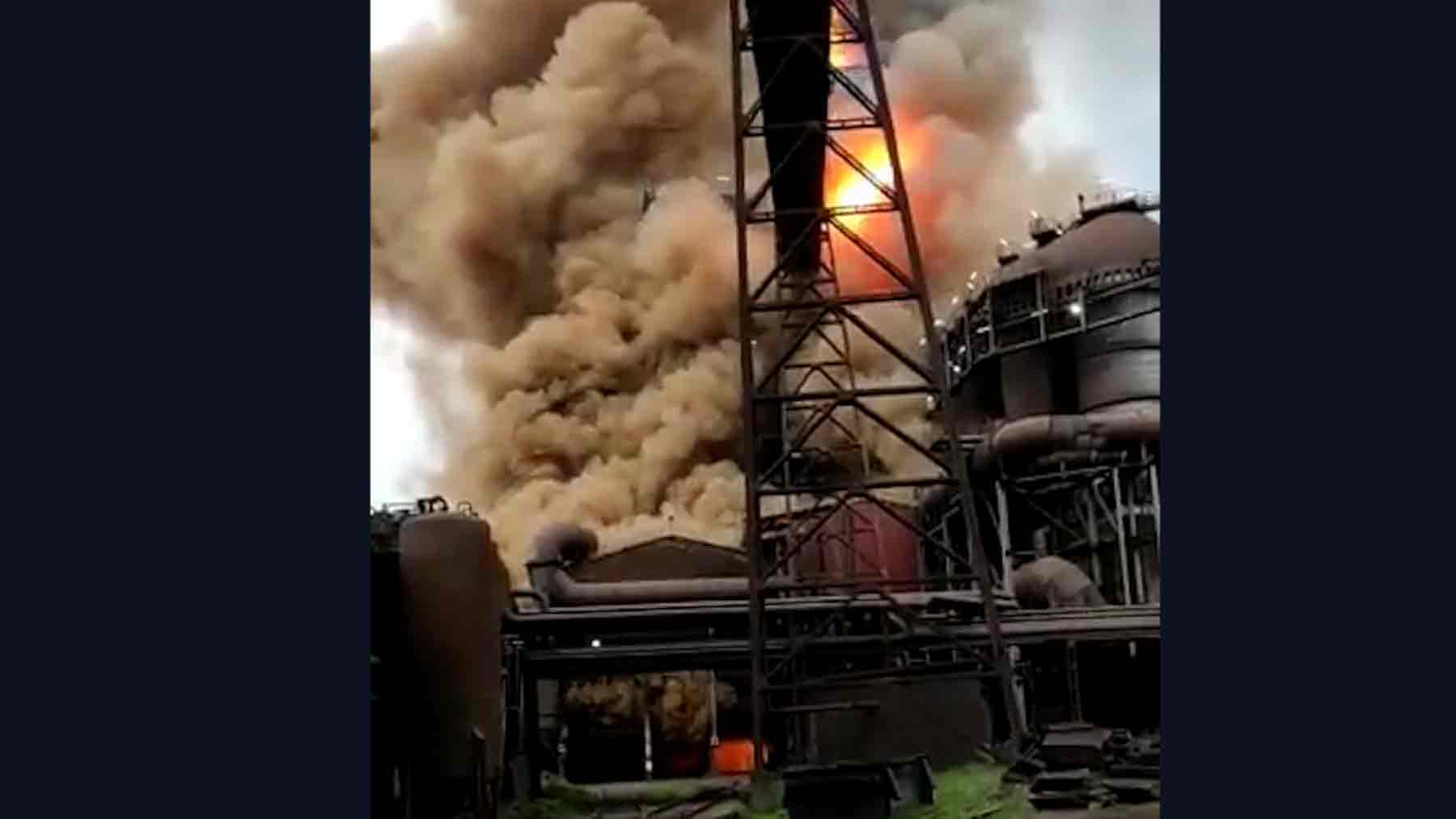 Incendio en Arcelor
