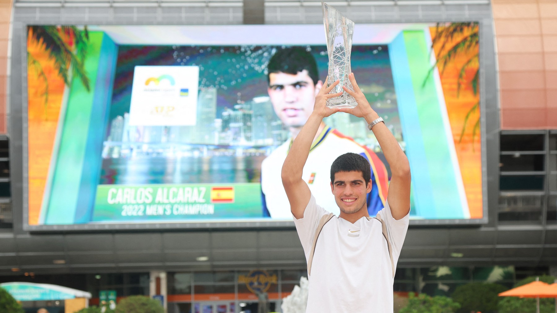 Carlos Alcaraz, último campeón del Masters 1000 de Miami. (AFP)
