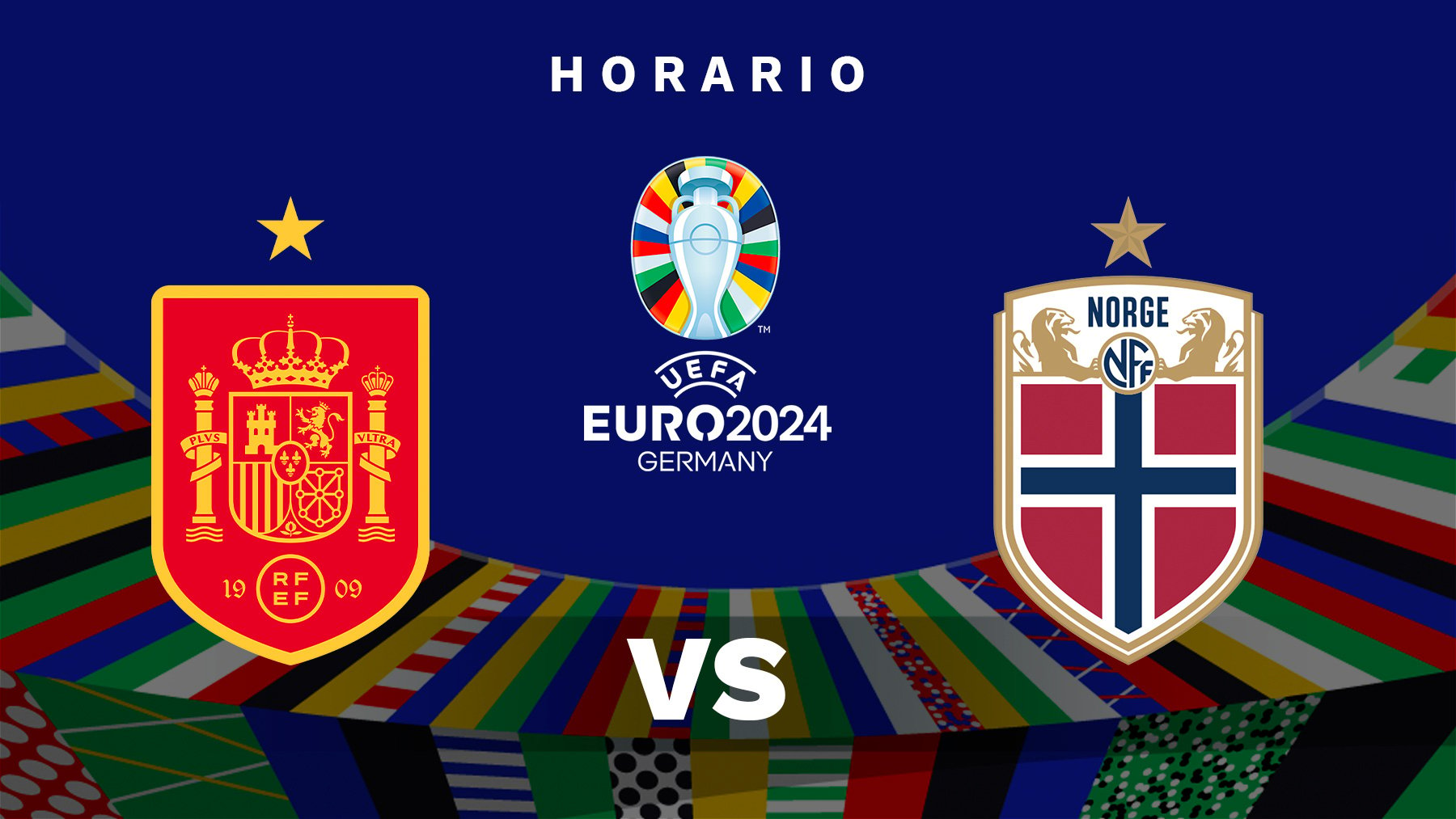 España – Noruega: horario y dónde ver por TV y online el partido de clasificación para la Eurocopa.