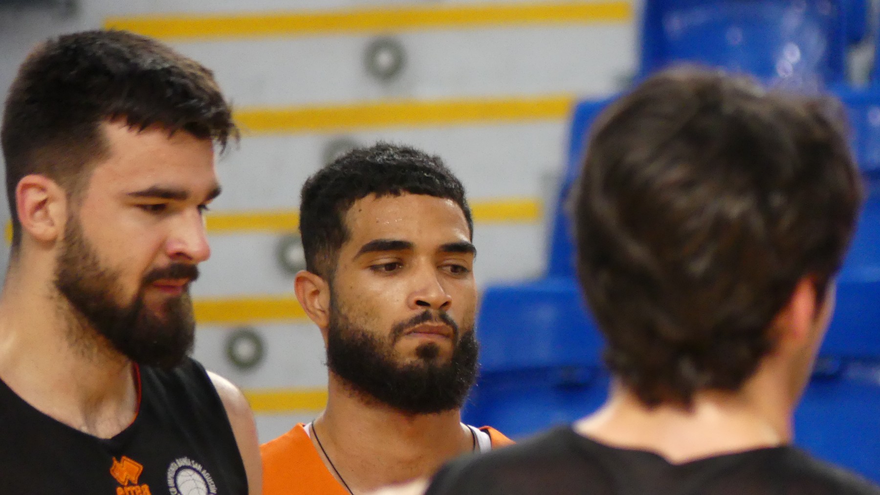 Los jugadores, en el último entrenamiento