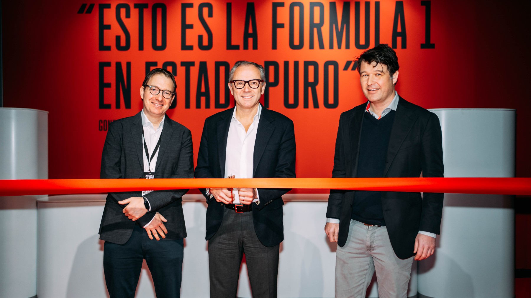 Stefano Domenicali en la presentación de la exposición de F1 en Madrid