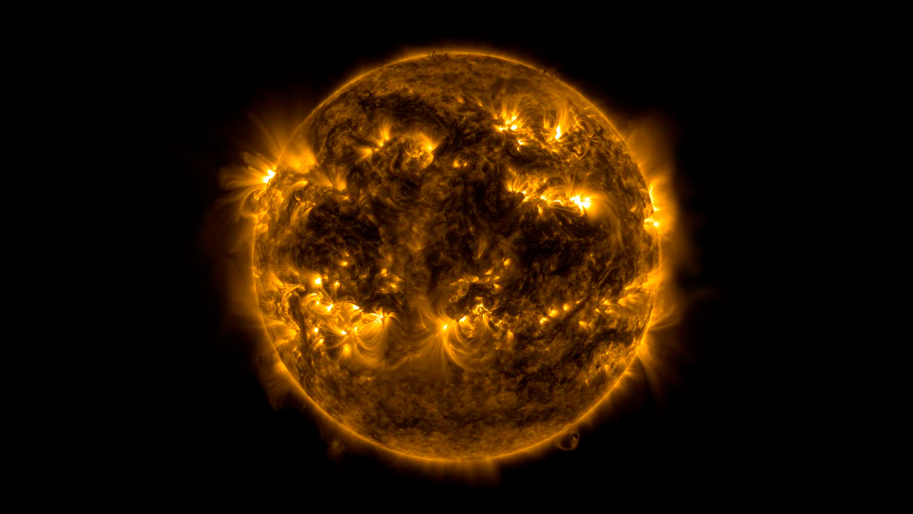 Erupciones solares. (Foto: NASA)