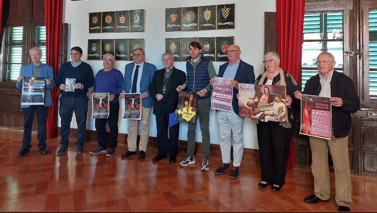 El obispo de Mallorca, Sebastià Taltavull, en la presentación de las celebraciones de la Semana Santa en la Isla. EUROPA PRESS