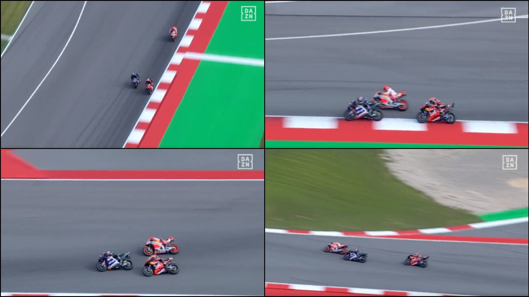 Márquez, en la carrera al sprint.