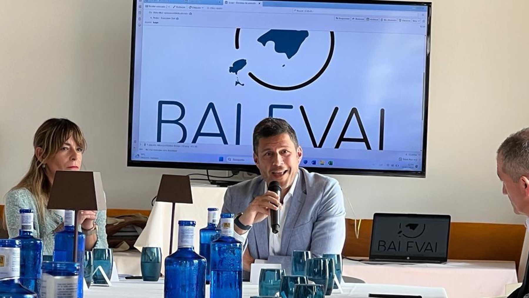 El empresario Othman Ktiri durante la celebración de la Asamblea General anual de socios de Baleval.