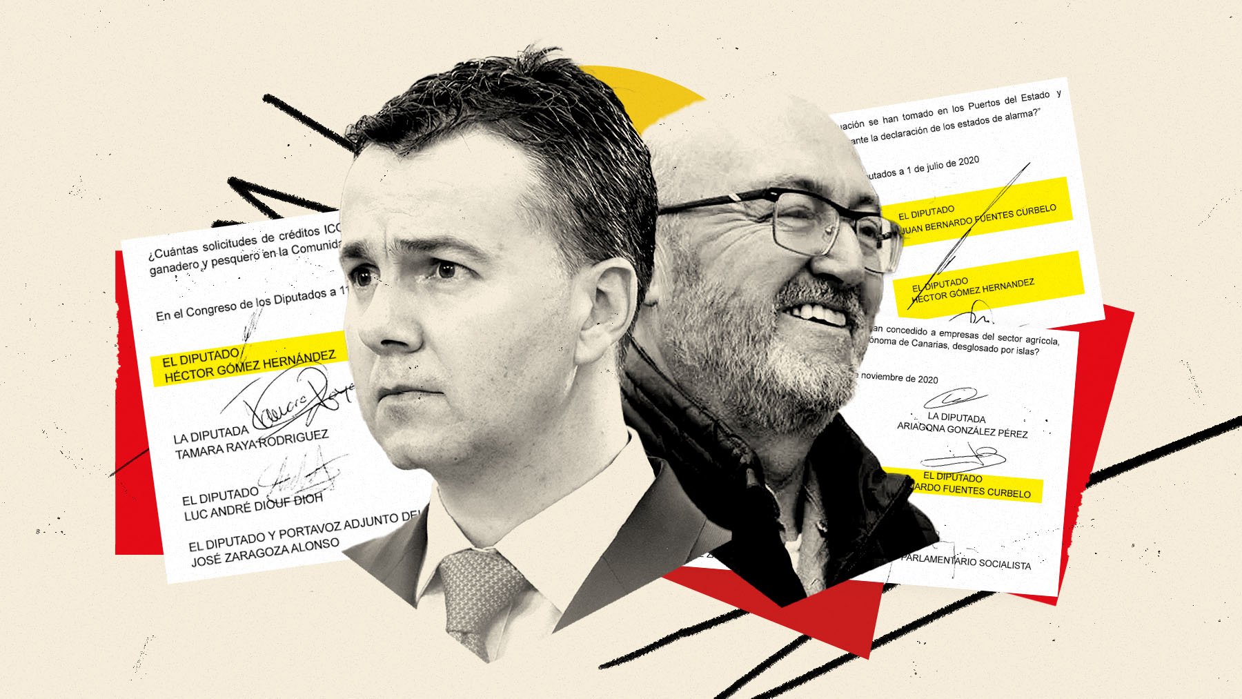 ‘Tito Berni’ y Héctor Gómez firmaron más de 100 preguntas por escrito al Gobierno.