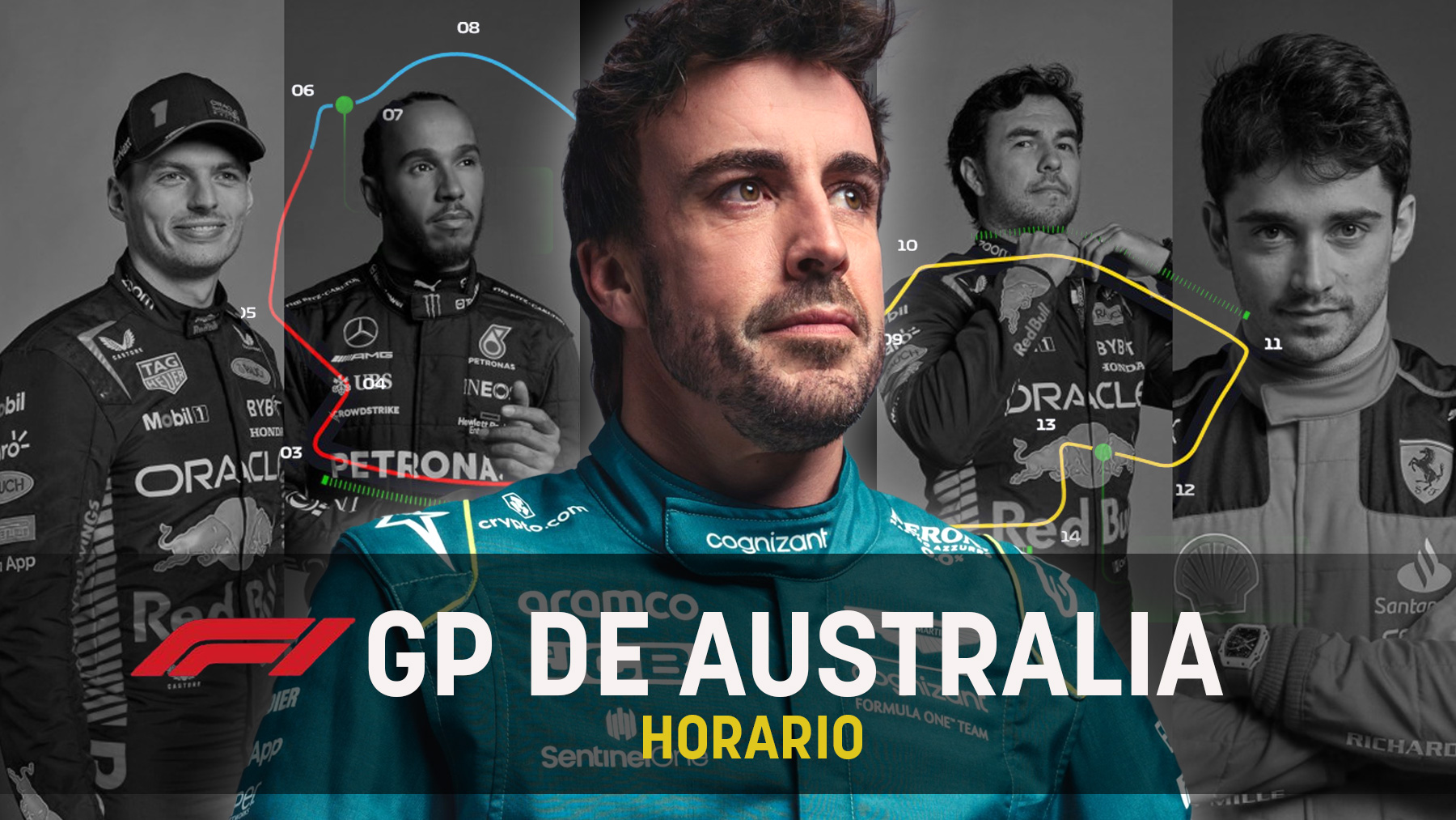 Horarios para el GP de Australia F1 2023