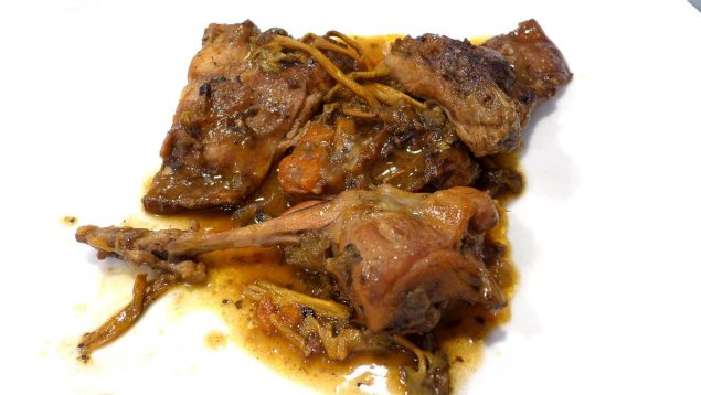Guiso de conejo