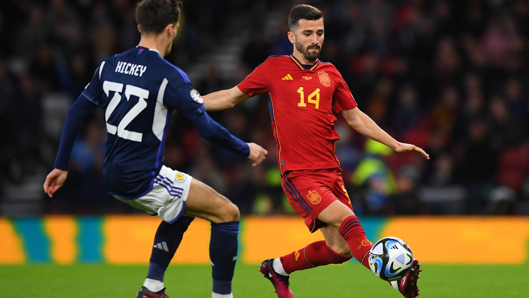 Escocia contra España, en directo: dónde televisan la selección española y dónde ver en vivo online el partido de la Eurocopa 2024. (AFP)