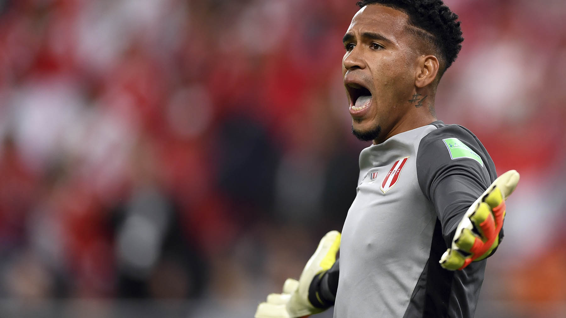 Pedro Gallese, portero de la selección de Perú.