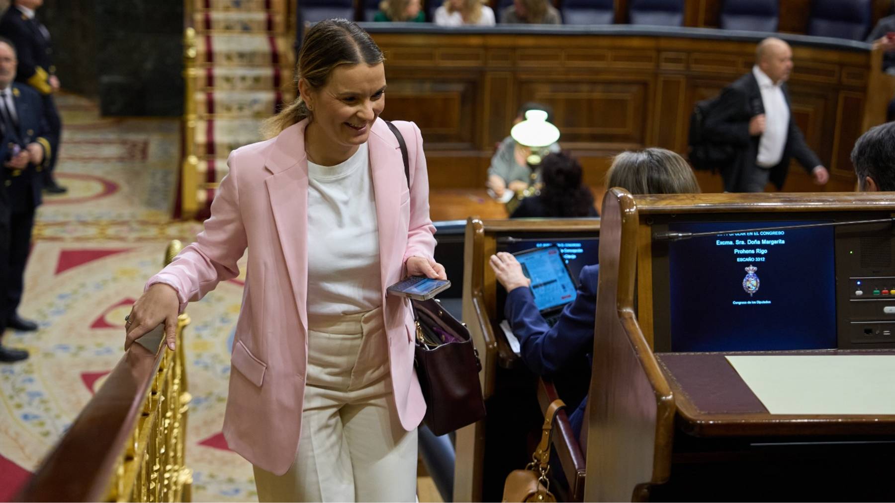 Marga Prohens en el Congreso de los Diputados.