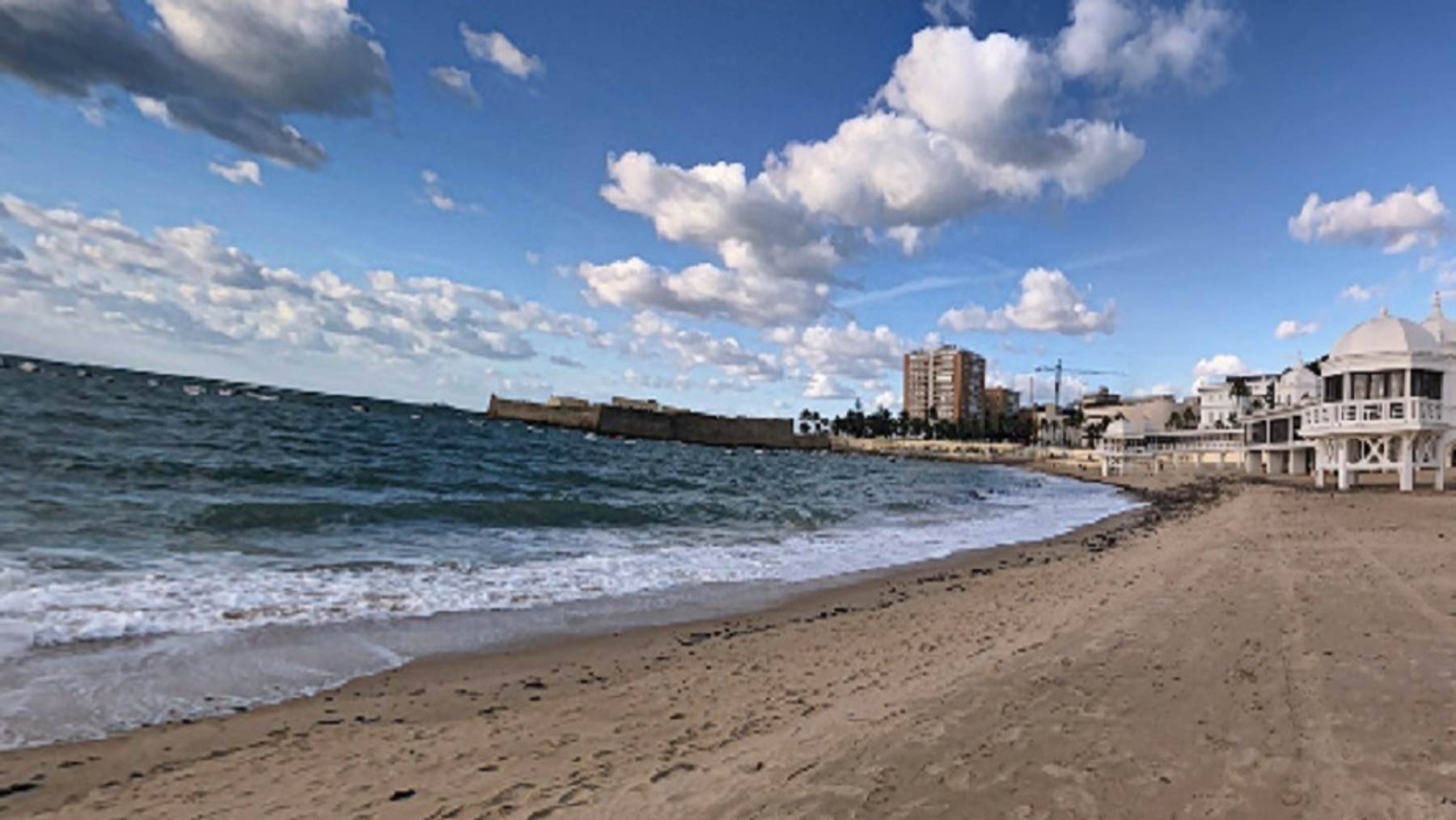 Playa de la Caleta, en Cádiz.