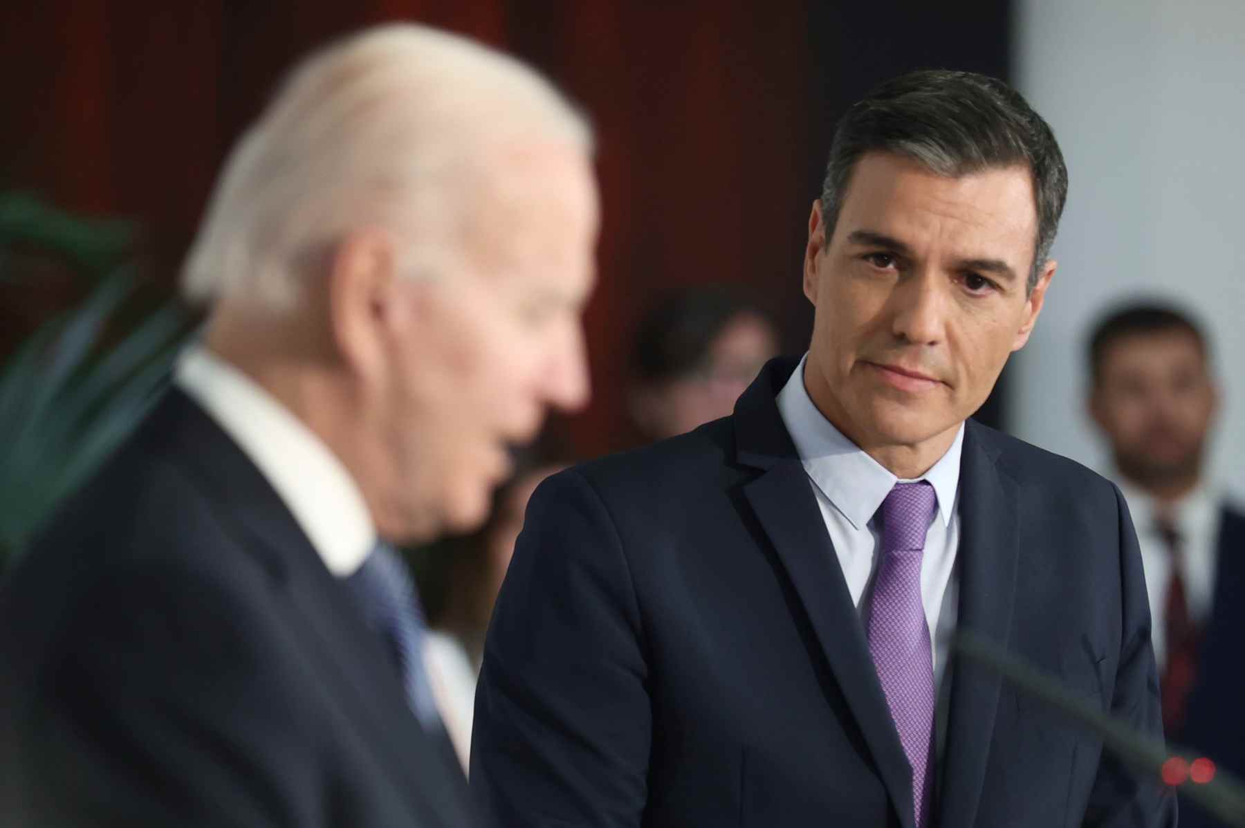 Joe Biden y Pedro Sánchez.