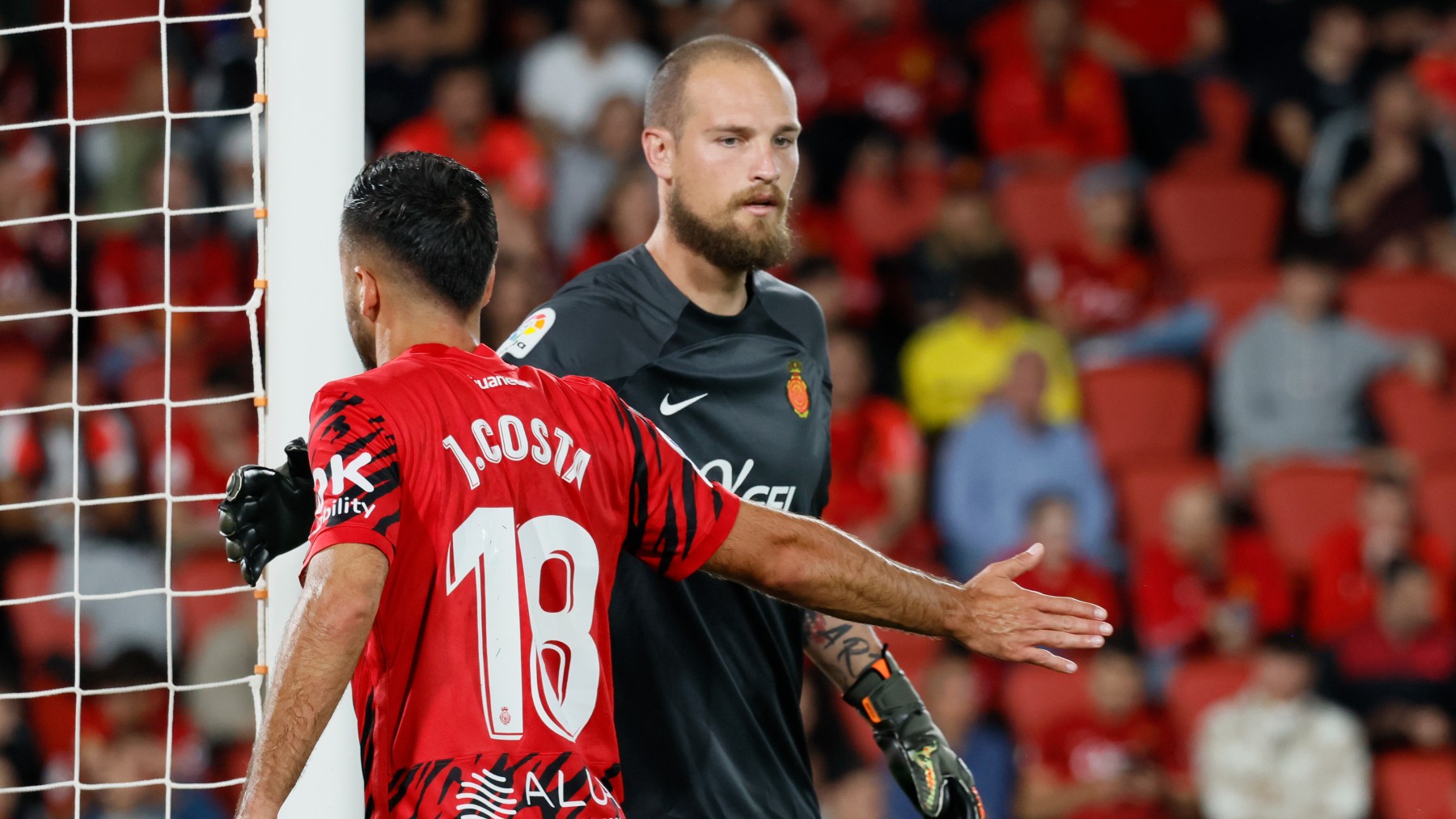 Rajkovic durante el Mallorca-Osasuna. (EFE)