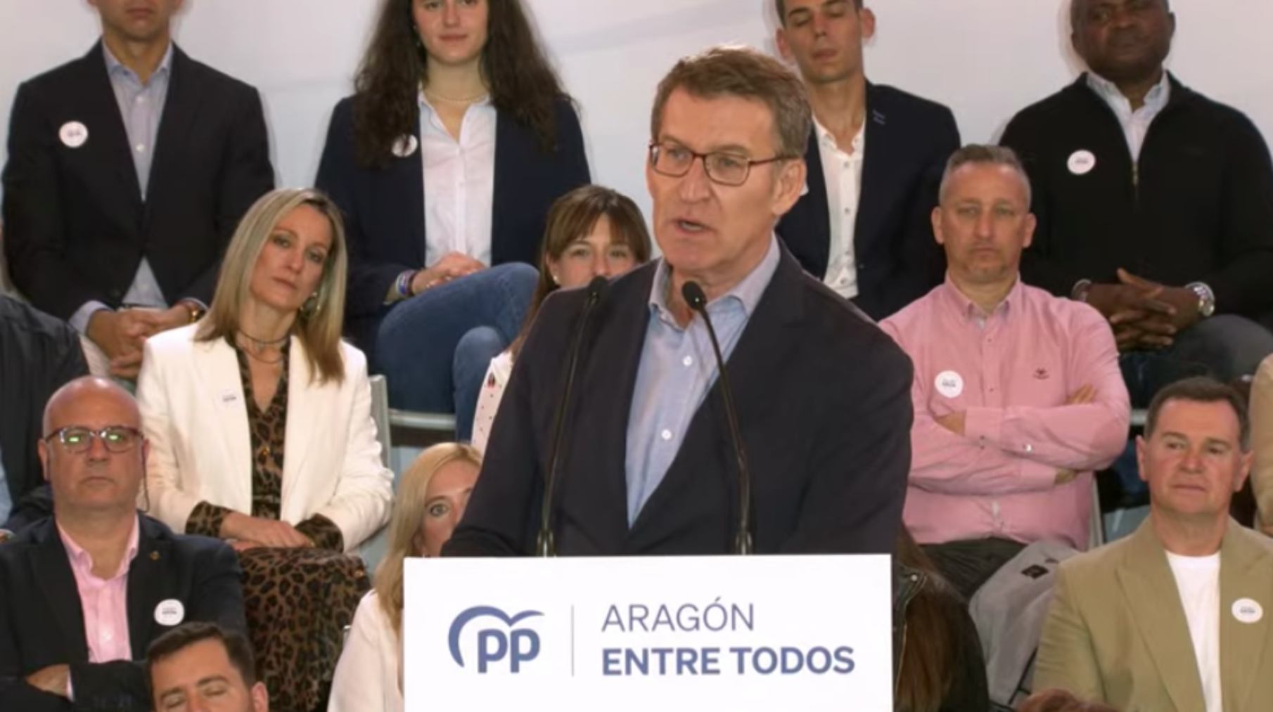 El presidente del PP, Alberto Núñez Feijóo.