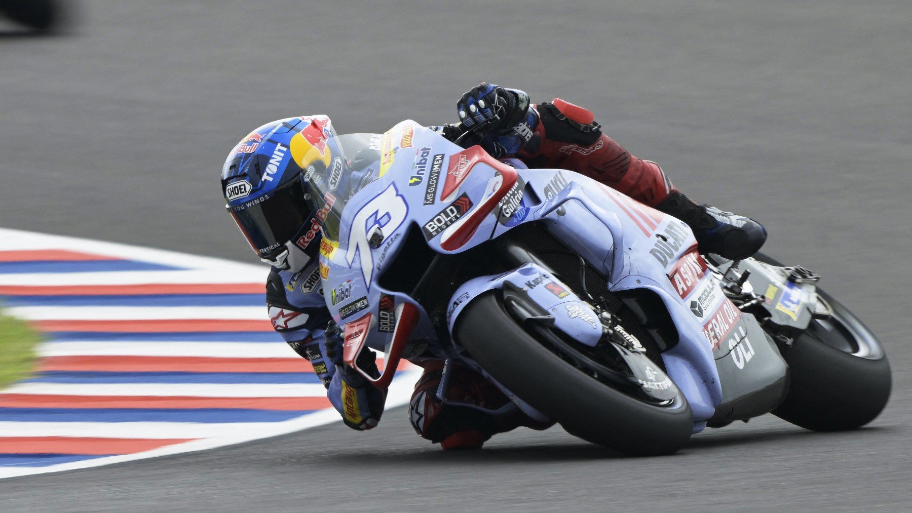 Álex Márquez, durante el GP de Argentina. (AFP)