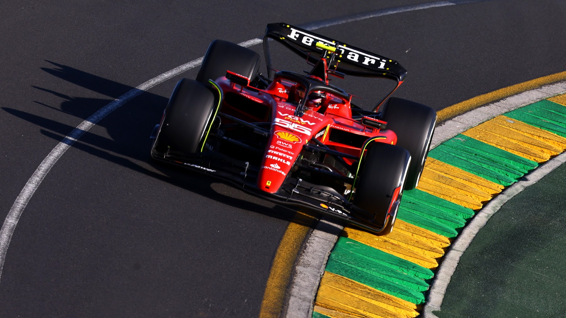 Carlos Sainz, durante el GP de Australia de F1. (Getty)