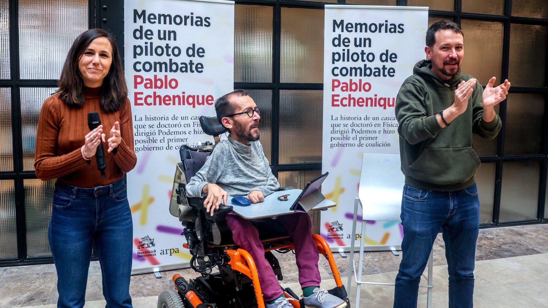 Belarra, Echenique e Iglesias. (Foto: EP)