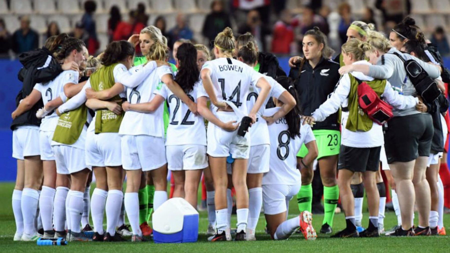 La selección femenina de Nueva Zelanda