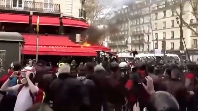 Protestas París