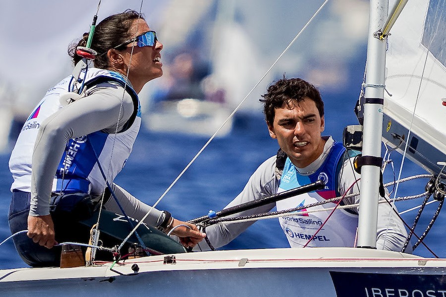 Xammar y Brugman, en plena regata