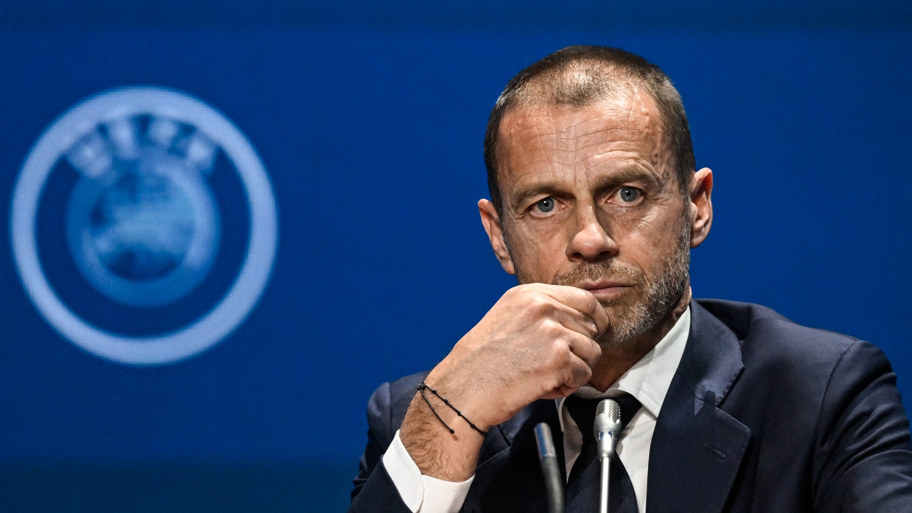 Aleksander Ceferin, presidente de la UEFA. (AFP)