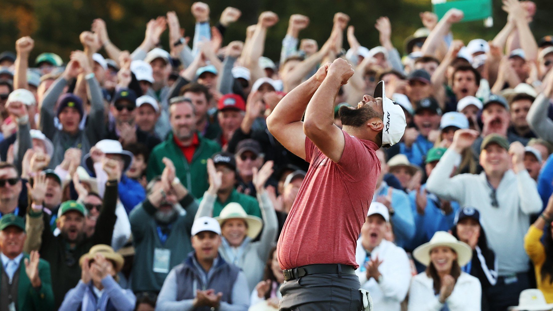 Jon Rahm dio un gran homenaje a Seve Ballesteros. (AFP)