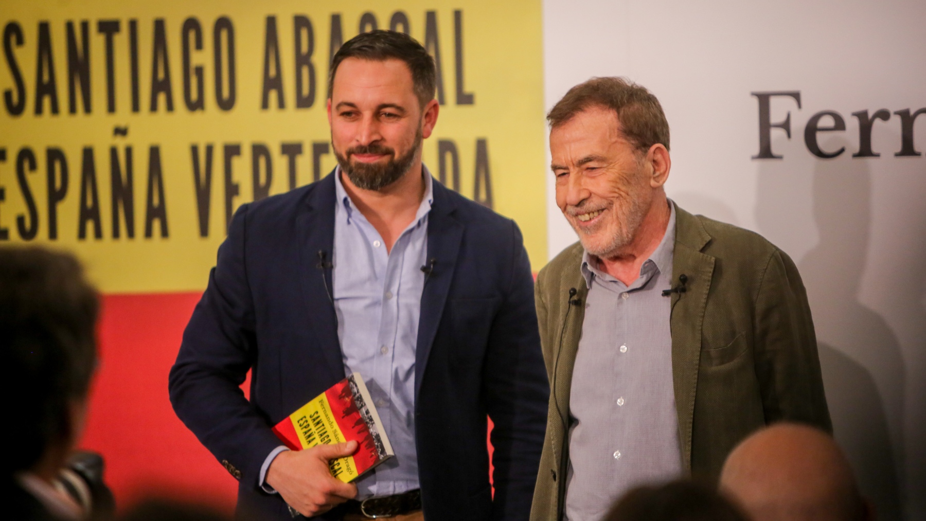 Santiago Abascal y Fernando Sánchez Dragó (EP)