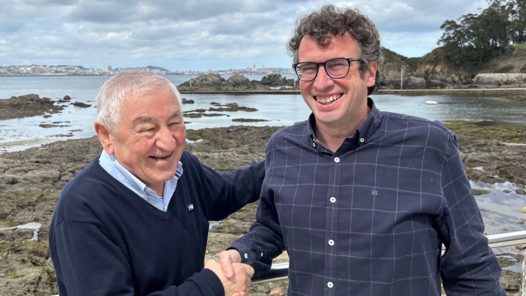A la izquierda el padre de Yolanda Díaz, Suso Díaz (EP)