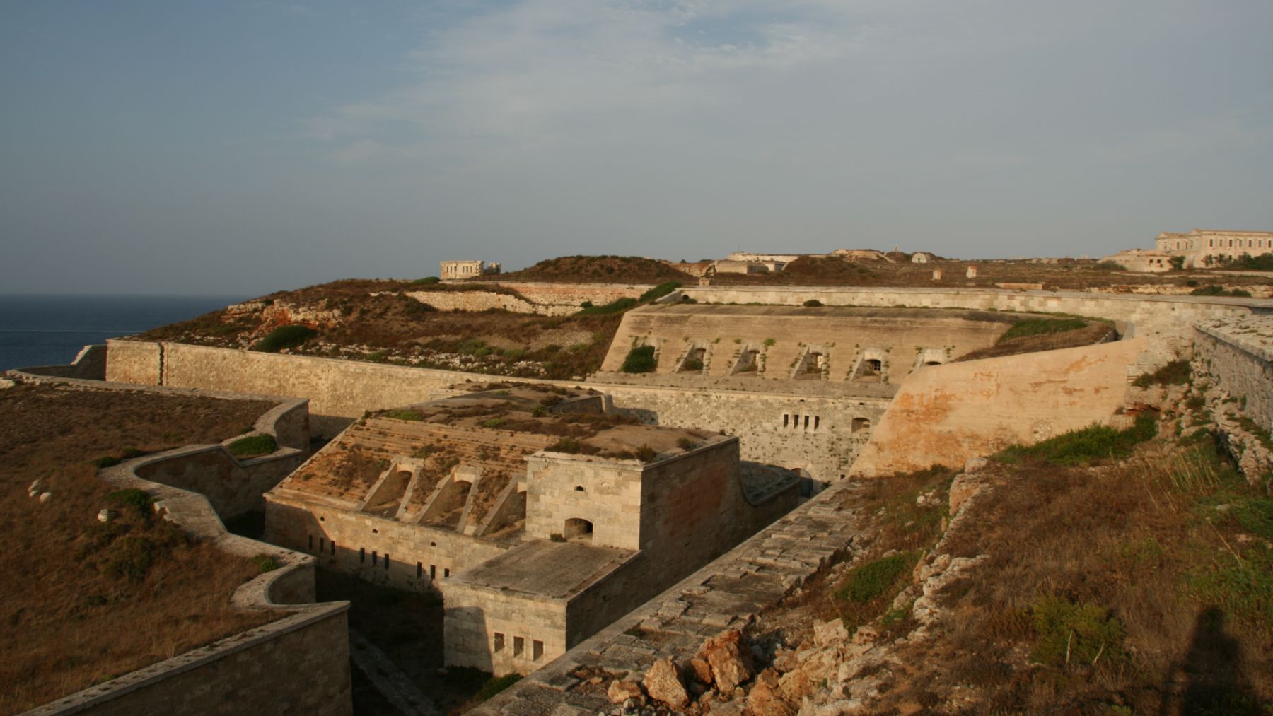 Fortaleza de La Mola, Menorca, donde fueron asesinadas personas de los dos bandos de la Guerra Civil.