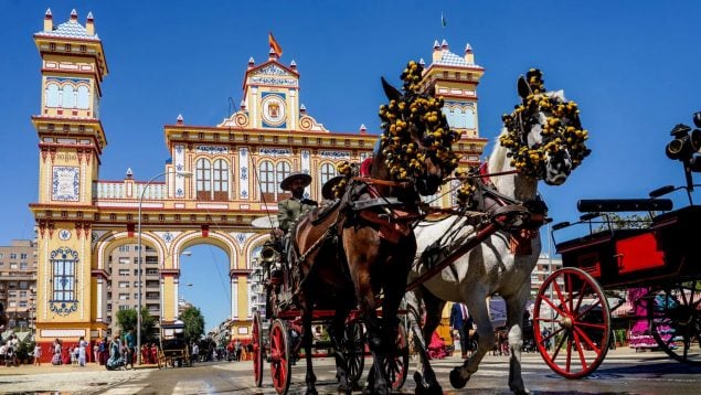 La Feria de Abril de Sevilla.