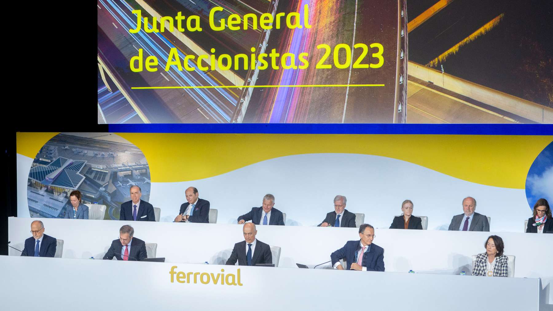 Junta general de accionistas de Ferrovial celebrada ayer en Madrid.