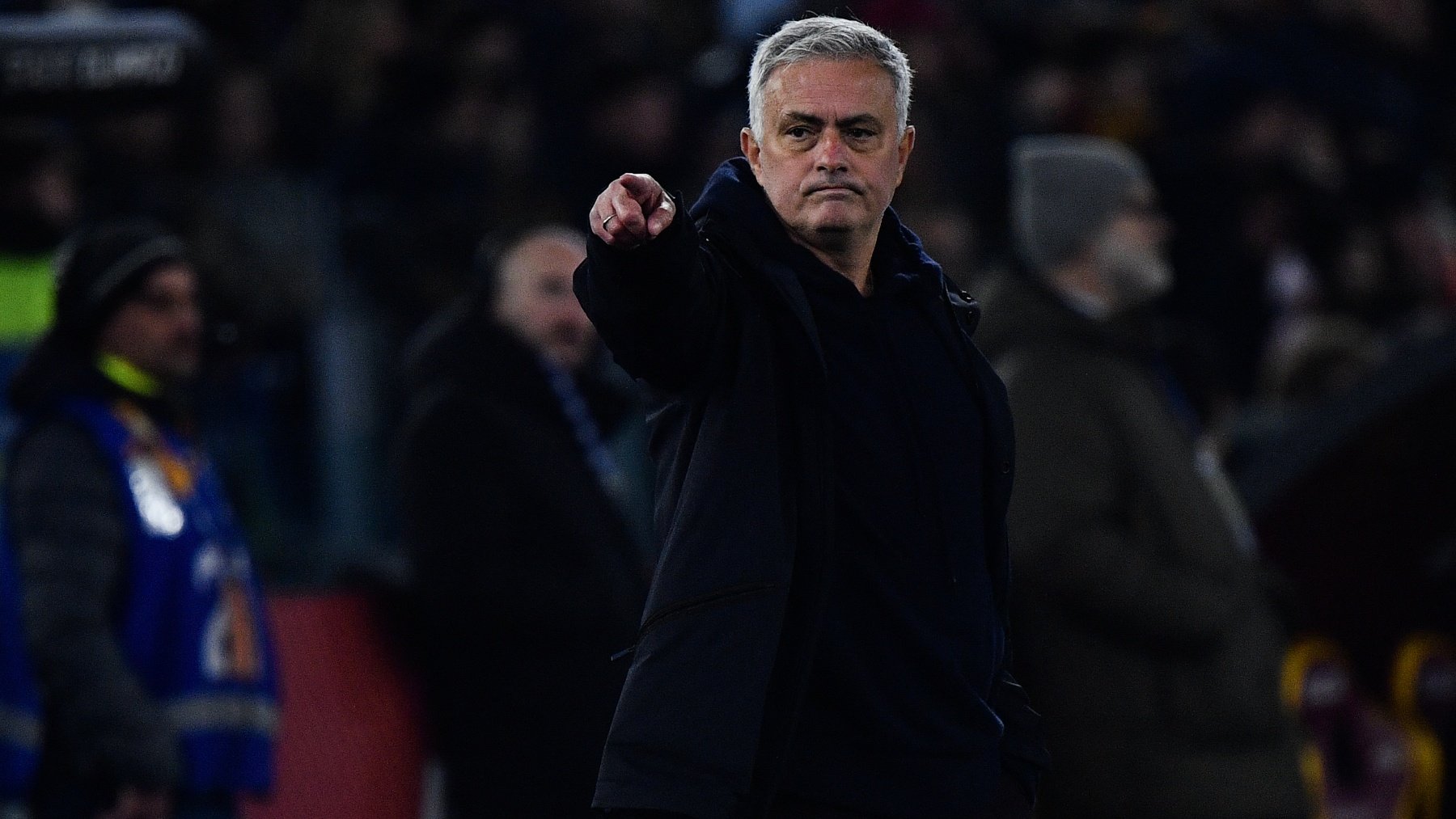 José Mourinho, entrenador de la Roma. (AFP)