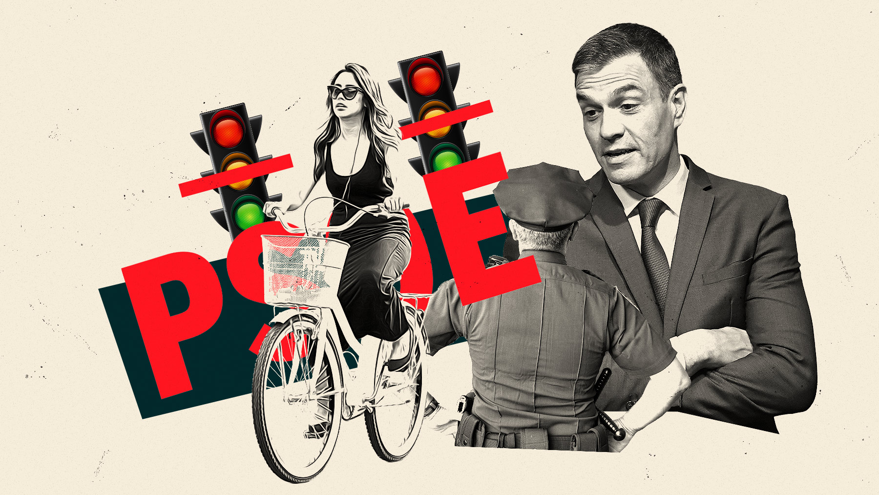 El PSOE propone eliminar el ámbar de los semáforos y crear una policía sólo para las bicicletas