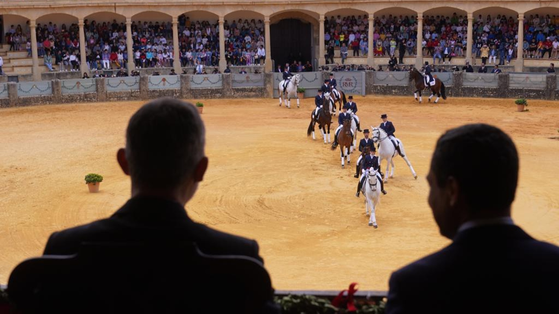 Felipe VI y Juanma Moreno, este miércoles en Ronda (JUNTA).