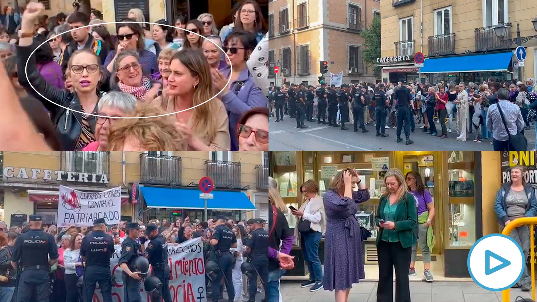 Las feministas de Irene Montero se manifiestan contra el Gobierno al ...