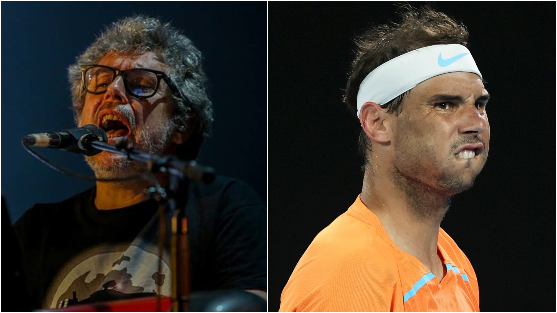 Iván Ferreiro y Rafa Nadal