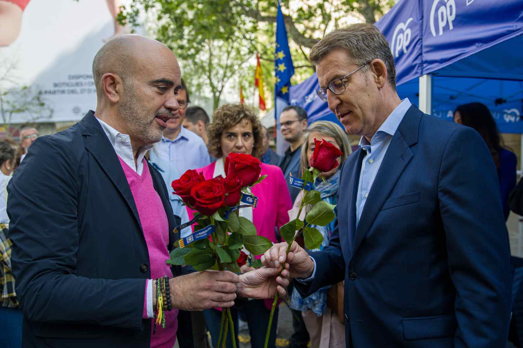 Daniel Sirera y Alberto Núñez Feijóo.