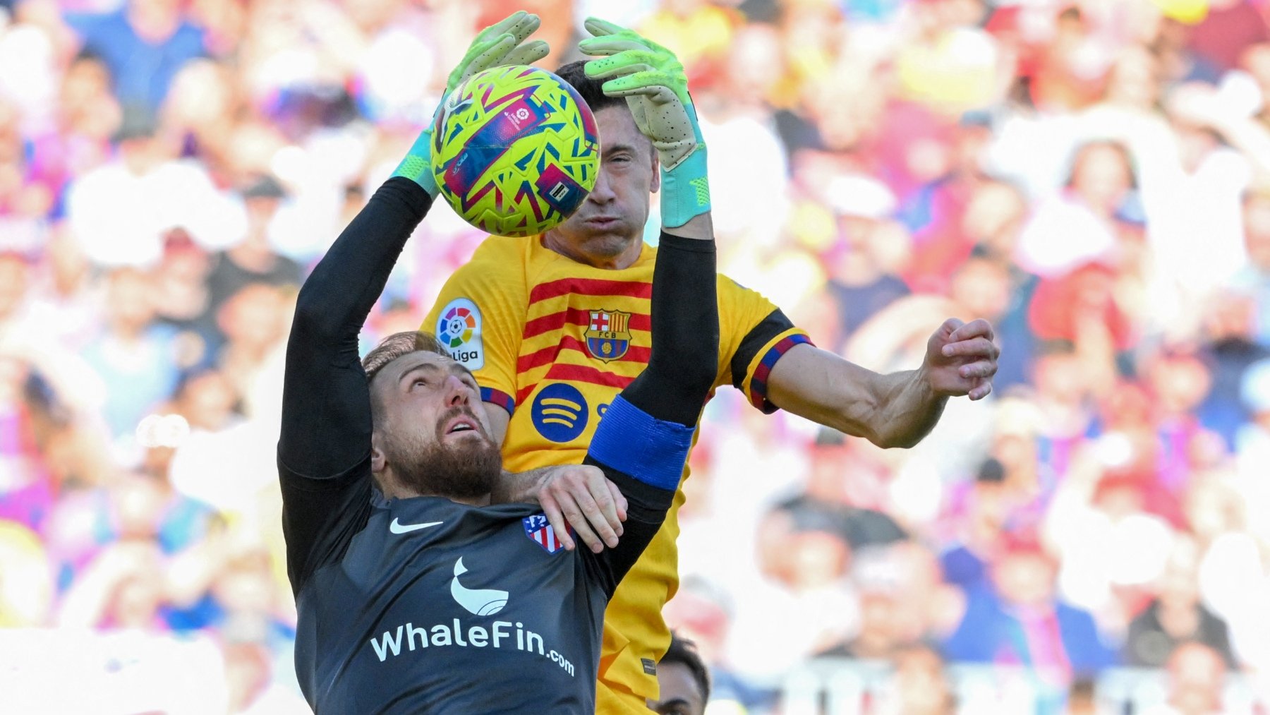 Jan Oblak, portero del Atlético de Madrid. (AFP)