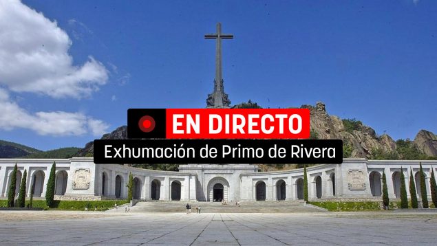 Exhumación de Primo de Rivera en directo