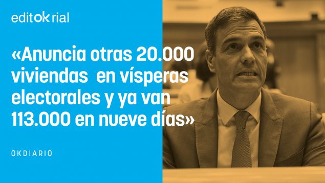 Pedro Sánchez entra en el 'Guinness' y ya 'vende' 523 pisos por hora