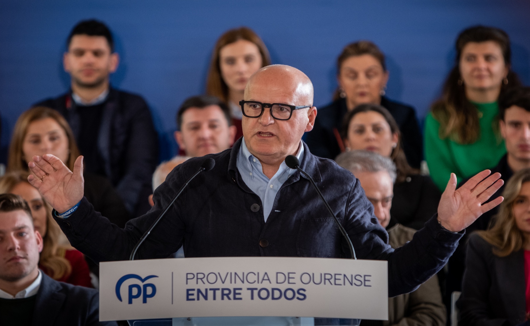 El presidente de PP de la provincia de Ourense, Manuel Baltar.
