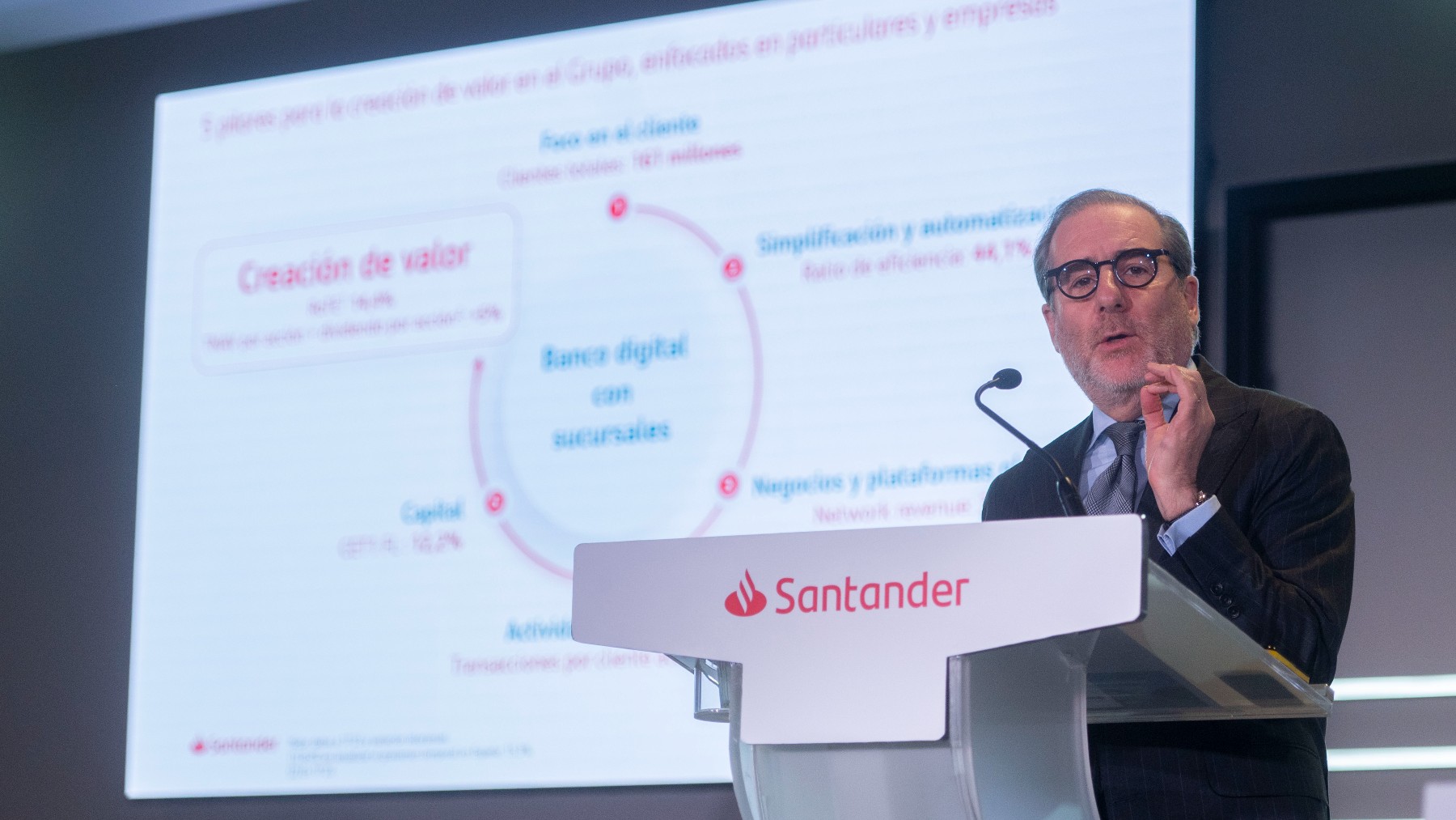 Héctor Risi, consejero delegado de Banco Santander.