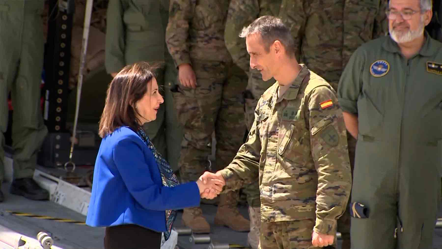 Militares españoles.