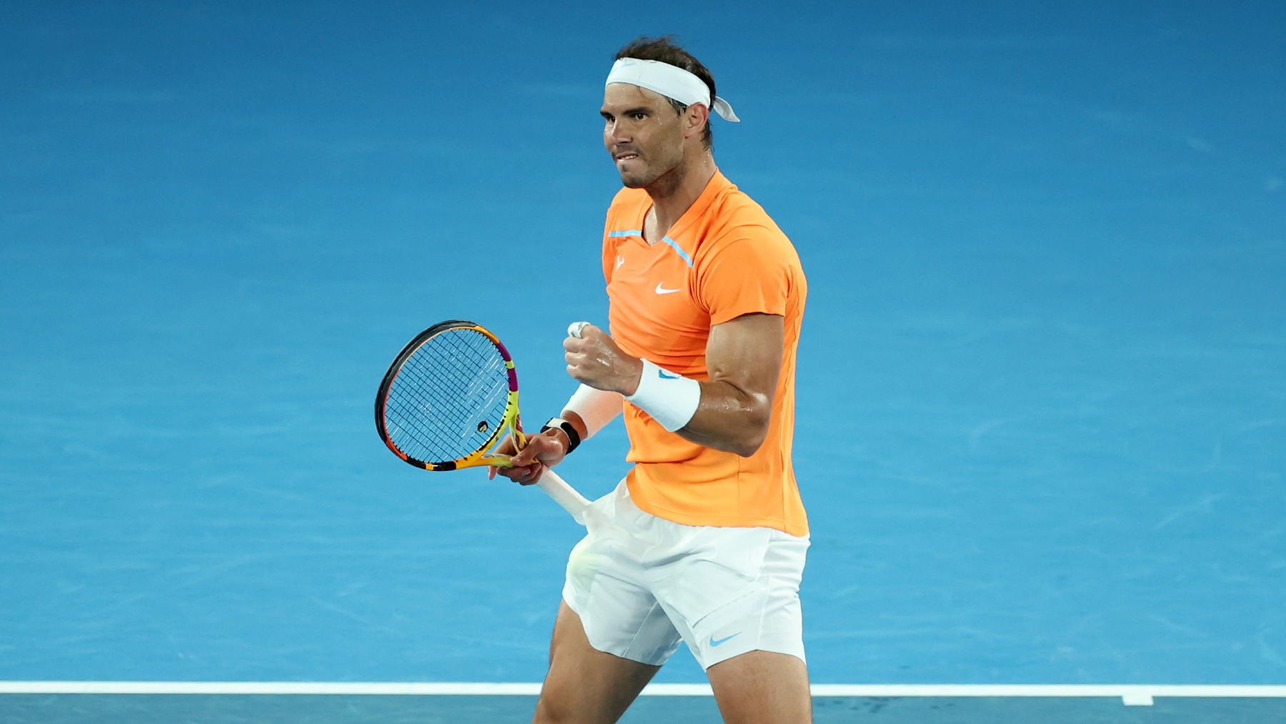Rafa Nadal, en el Open de Australia. (Getty)