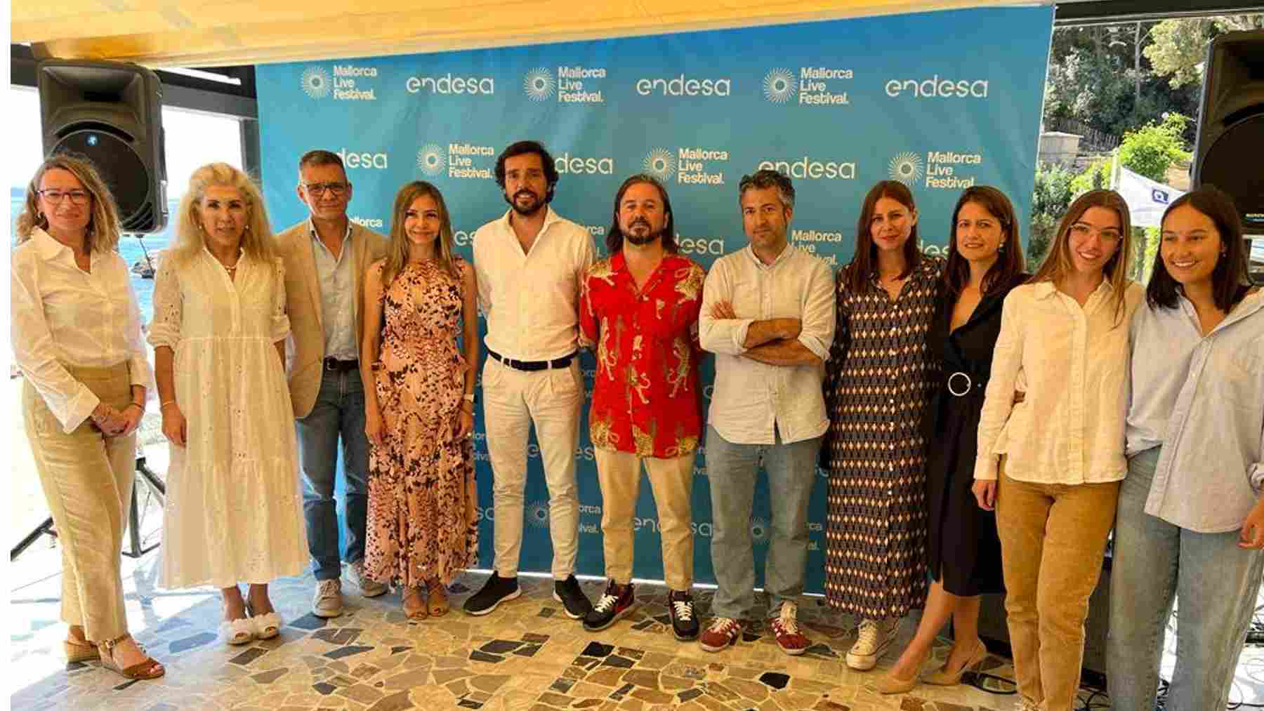 Presentación de Endesa como patrocinador sostenible del Mallorca Live Festival.