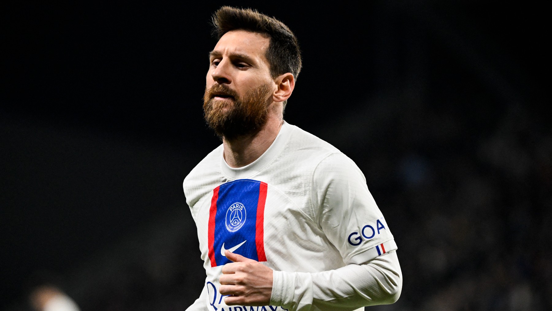 Leo Messi durante un partido del PSG. (AFP)