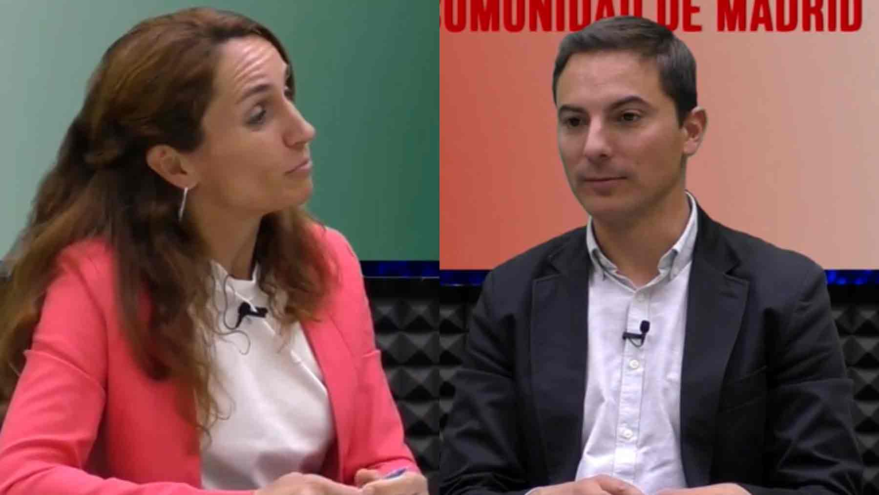 Mónica García y Juan Lobato.